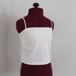 Uniqlo AIRism White Cropped Brami